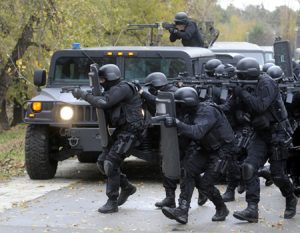 SWAT Team stock photo